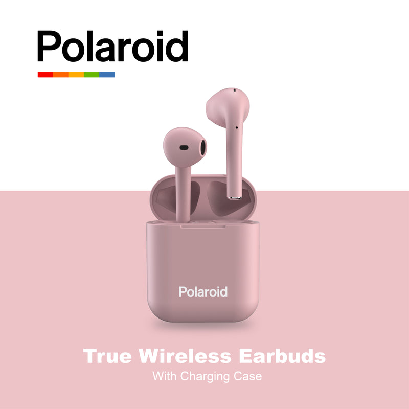 Polaroid True Wireless Earbuds + Charging Case