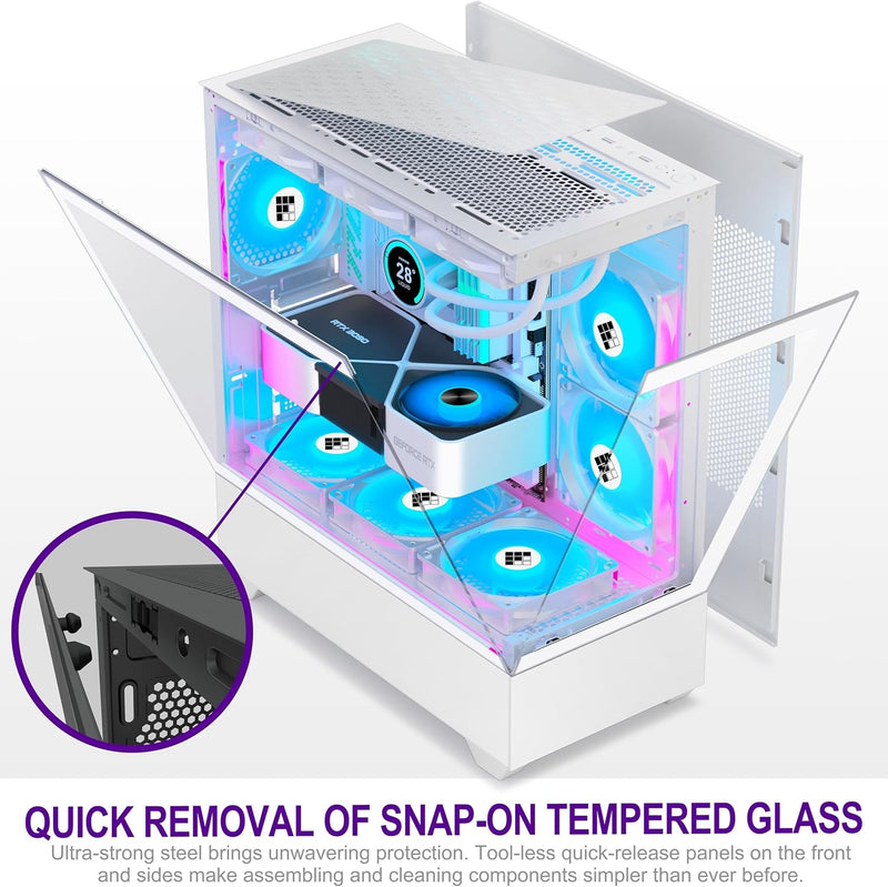 White Lightning – RTX 3050 Gaming Desktop