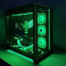 Green Goblin Gaming Desktop - 1TB SSD, 16GB, AMD Ryzen 5 5600 (3.5GHz), Nvidia GTX