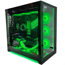 Green Goblin Gaming Desktop - 1TB SSD, 16GB, AMD Ryzen 5 5600 (3.5GHz), Nvidia GTX