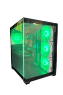 Green Goblin Gaming Desktop - 1TB SSD, 16GB, AMD Ryzen 5 5600 (3.5GHz), Nvidia GTX