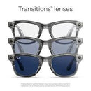 Ray-Ban Meta Wayfarer (Gen 2) - Shiny Transparent Grey (Transitions Sapphire)