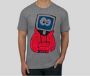 PopeADope Computerman Tee (Grey/Red/Blue)